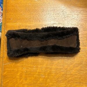 UGG suede and sheepskin headband